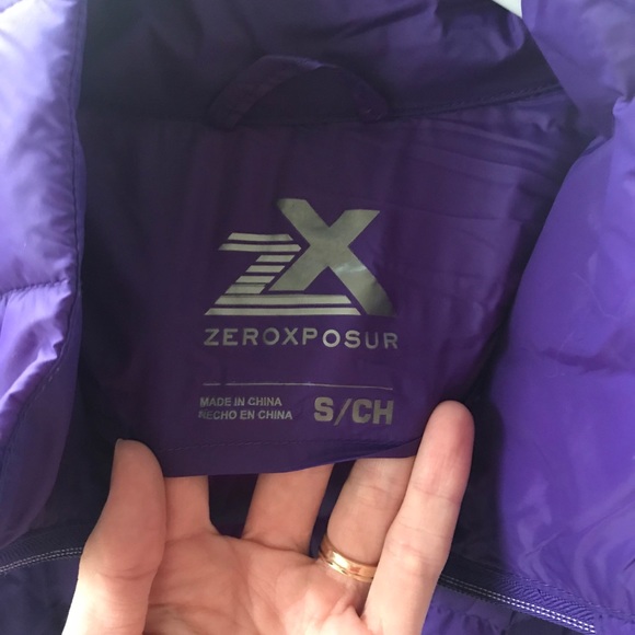 NWOT Zero Xposur Bright Purple Jacket Size Small - Picture 3 of 5